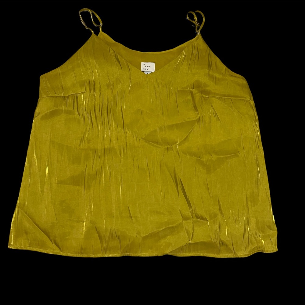 Silk spaghetti strap shirt